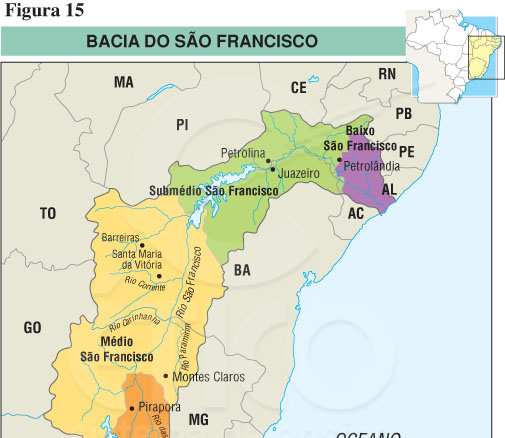 Foz: oceano Atlântico, entre Sergipe e Alagoas. -Importância: rio perene que atravessa uma região semiárida.