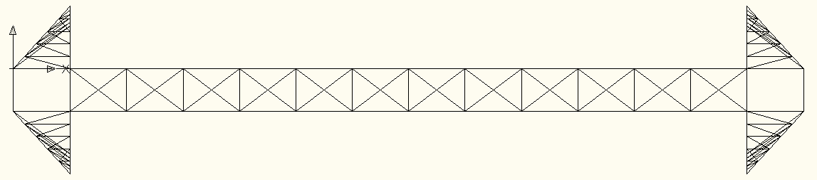 52 cm 2 ; Área das seções transversais das diagonais e horizontais das colunas: A = 3.95 cm 2.