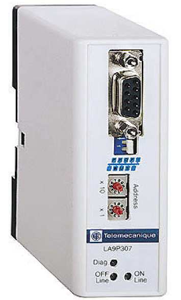 CONECTOR PROFIBUS FRONTAL DO GATEWAY LA9P307 Conector (1) RJ45 VW3P07306R10 Conector