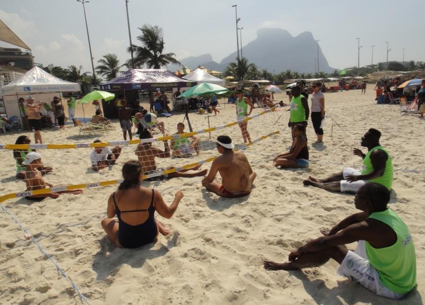 Atividades As modalidades de areia serão disputadas através da montagem de equipes em carater participativo contemplando todas as idades e sexo.