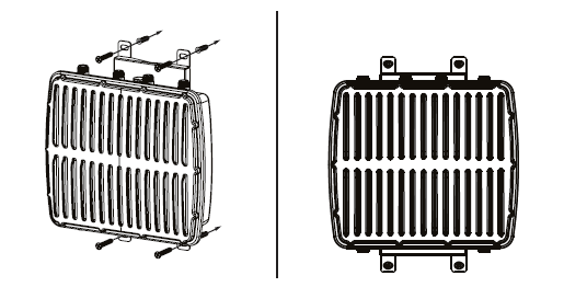 1. Vertical 2. Horizontal Montagem na parede 2.