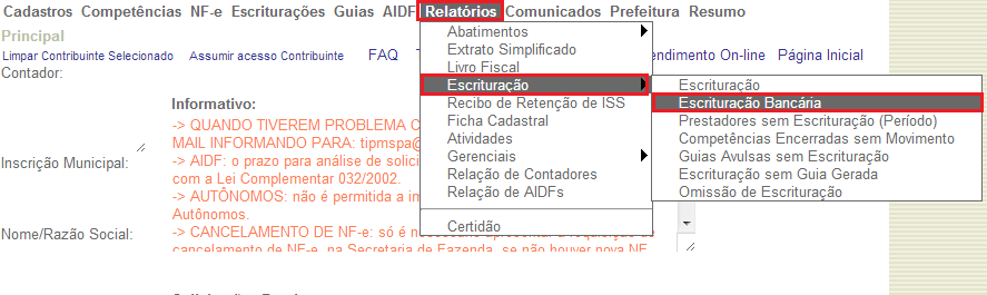 Será aberta a tela para digitar o motivo da reabertura. Digite o motivo e clique em OK. A solicitação é enviada à Prefeitura, onde será analisada e será autorizado ou não por um fiscal.