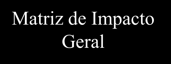 METODOLOGIA IMPACTO-NANOTEC Avaliação de Segurança Avaliação de Magnitude Matriz de Impacto Geral Índice de Avaliação de Segurança Teste de Segurança (A) Caracterização e Destinação do Resíduo (B)