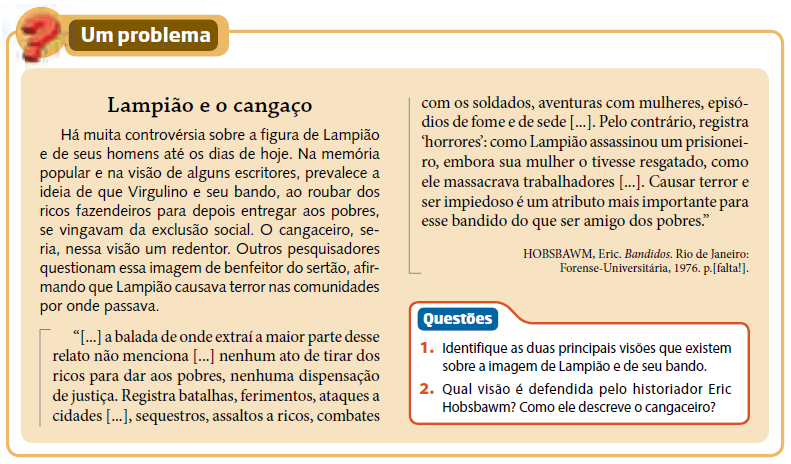 UM PROBLEMA A seção Um Problema traz um texto complementar relacionado ao