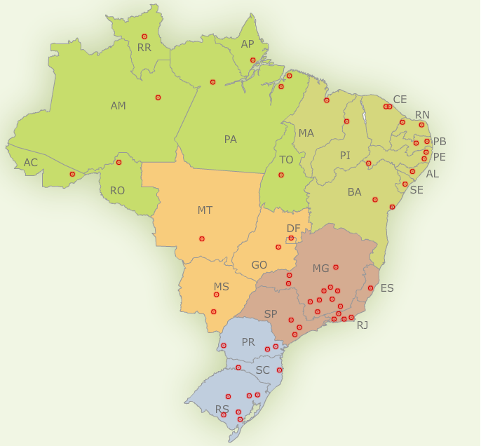 III. Localização das Universidades Federais Expansão e Consolidação das Universidades Federais e a estratégia PROEXT O PROEXT como