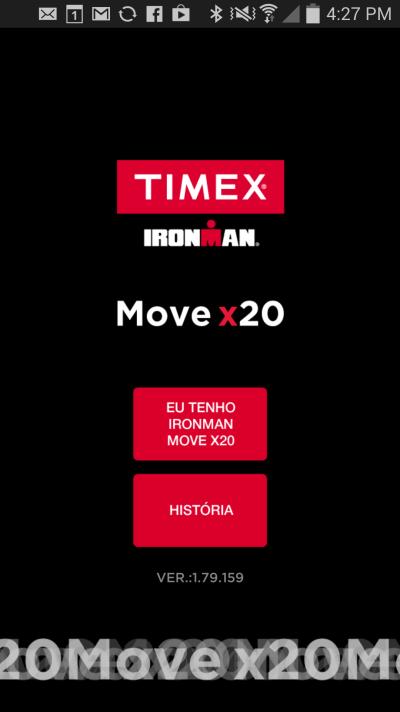 APLICATIVO TIMEX IRONMAN MOVE X20 O aplicativo TIMEX IRONMAN Move x20 dá-lhe a possibilidade de