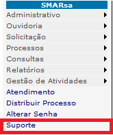 13 º Correção de número de folhas para volumes finalizados Para acessar a tela de abertura de volumes o usuário deve clicar no menu principal em processos e clicar sobre o