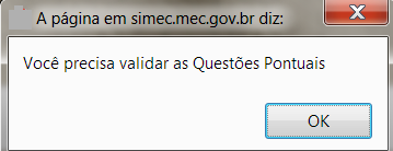 PASSO 02 QUESTÕES PONTUAIS Depois de atualizados os Dados da Unidade, o sistema apresenta o Passo 02: Figura 13 Passo 02 Questões Pontuais Como parte integrante do diagnóstico da situação educacional