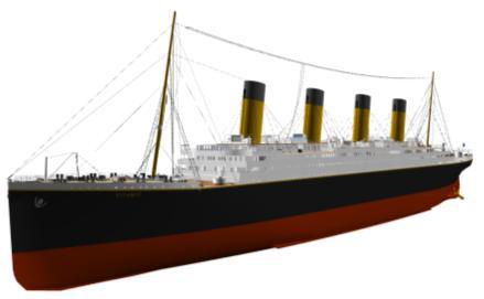 Figura 23. Titanic descarregado da Galeria 3D da Google a partir do pcon.planner 17.