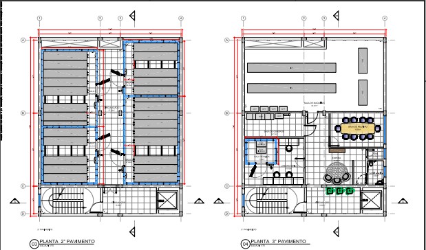 Para a construção do edifício serão contemplados: serviços preliminares, demolição do galpão existente denominado bloco G, infraestrutura e superestrutura em concreto armado,