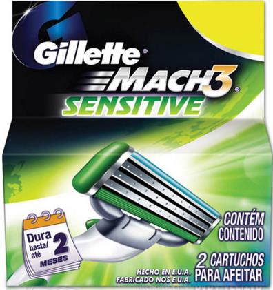 Gillette Mach3 Sensitive 101226 02 unidades.