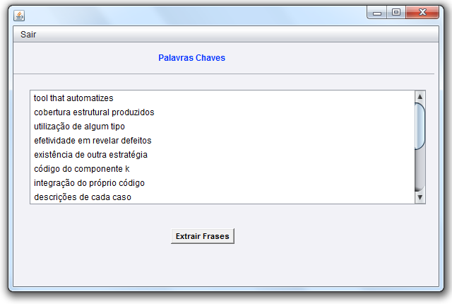 40 3.7.5 Preparador Para extrair as palavras-chave das frases é preciso uma preparação do texto.