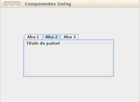 JPanel: O painel é um componente utilizado para fazer subdivisões na tela, ou para separar de forma organizada componentes dispostos na tela.