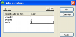 O código gerado no Dreamweaver será o seguinte: <P>Cor: <SELECT name= cor > <OPTION value= 1 selected>vermelho</option> <OPTION value= 2 >Amarelo</OPTION> <OPTION value= 3 >Verde</OPTION> </SELECT>