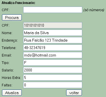 6. A seguir as telas da implementação da primeira iteração da segunda aplicação, usando o XP, sem UID. Interface geral do sistema Figura 51.