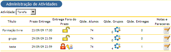 É possível fazer alterações ajustando os alunos para as subturmas desejadas clicando em Ajustar. Essa alteração irá modificar também no sistema acadêmico Logos alterando o aluno de turma.