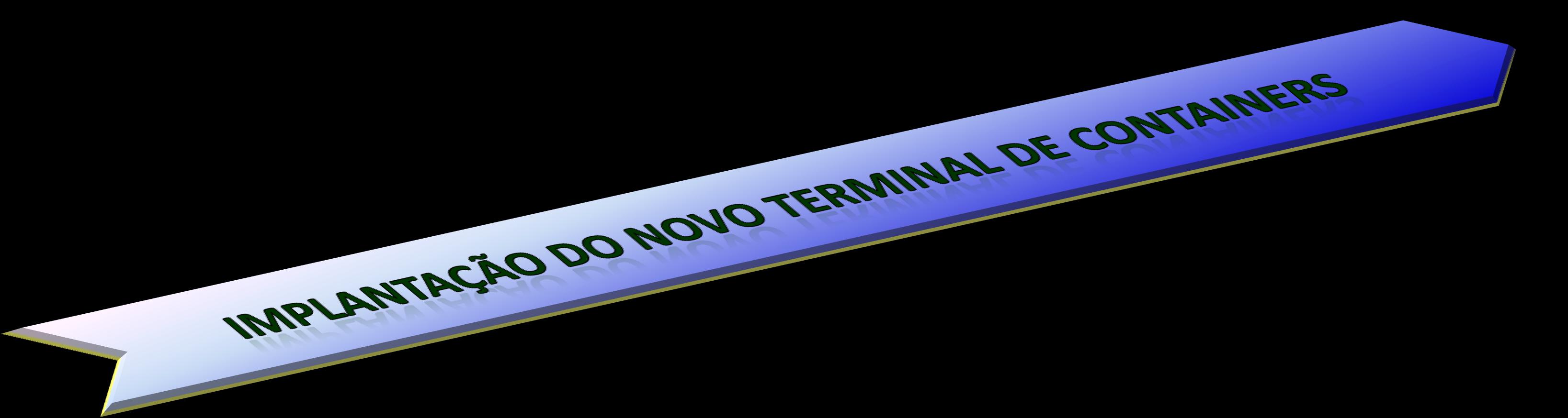 NOVO TERMINAL DE CONTAINERS Estudos