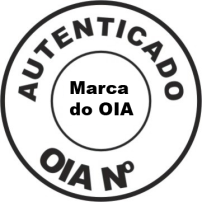 Modelo Nota: Diâmetro externo= 30mm e diâmetro interno= 15mm. 8.1.7 Deve manter devidamente arquivados, pelo prazo de 05 (cinco) anos, os seguintes documentos referentes a cada inspeção realizada: a) CIPP.