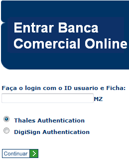 6.a.3) Digita a password do etoken e a seguir carrega no bo