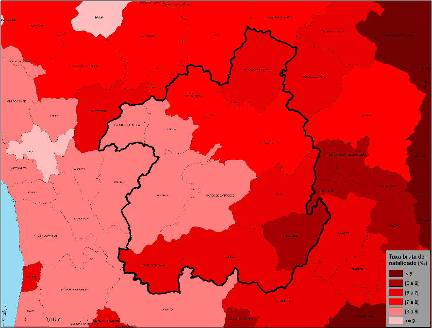 56 Quadro 16. Indicadores demográficos por município (2011) Fonte: Observatório Intermunicipal Tâmega e Sousa.