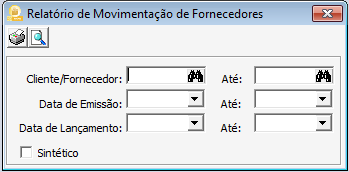 Caso não coloque nenhum filtro e apenas peça para visualizar, o sistema mostrará todos os lançamentos feitos.