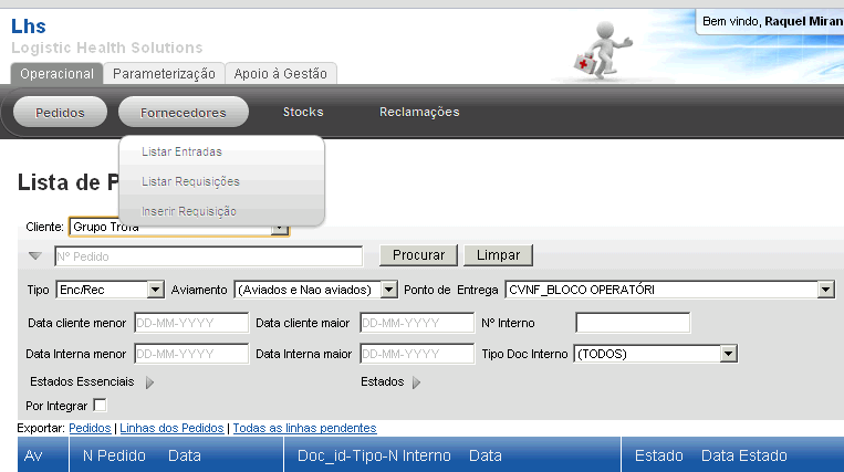 Desenvolvimentos Centrais do SIG_LOG