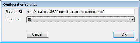 Para evitar a alteração manual deste ficheiro, por parte do utilizador, a aplicação disponibiliza um formulário de configuração.