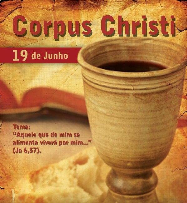 SOLENIDADE DO SANTÍSSIMO CORPO E SANGUE DE CRISTO 19 DE JUNHO DE 2014 Este é o pão que desceu do céu. Quem comer deste pão viverá eternamente! Leituras: Deuteronômio 8, 2-3.