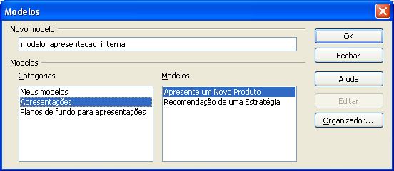 BrOffice.org Formatos para salvar apresentações Salvar Apresentação 1. Criar a apresentação. 2. Clicar no menu Arquivo Salvar.