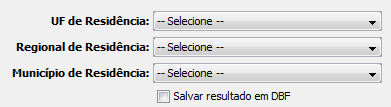 Procedimentos Adicionais 3.3 Salvar os relatórios em DBF NOTA 1. Todos os relatórios podem ser salvos em formato DBF. 2.