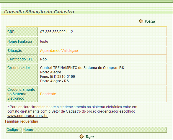 3. Preencha o Termo de Senha Eletrônica. 4. Entregue os documentos exigidos e o Termo de Senha Eletrônica. 5.