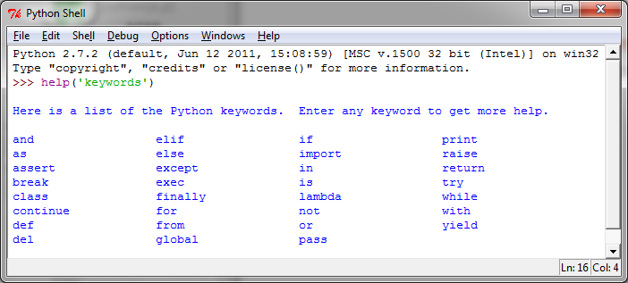 Variáveis As palavras que constituem a linguagem Python são