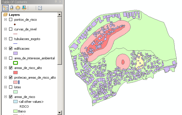 Geoprocessamento Gerar um arquivo de feições Menu