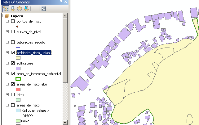 Geoprocessamento Gerar um arquivo de feições Menu