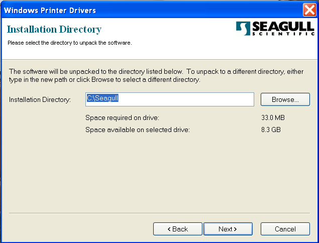 4. No diálogo, Driver de Impressora Windows, selecione Eu aceito e clique em "Próximo". 5.