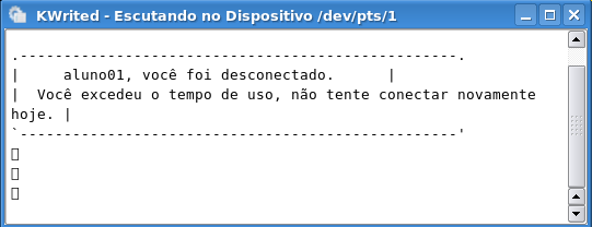 Caso você tente acessar novamente o Metasys Desktop MC com o mesmo Login e Senha, o sistema será carregado e uma nova mensagem será exibida informando que você excedeu o tempo de uso e em seguida