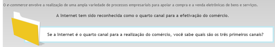 Os três primeiros canais são: 1.