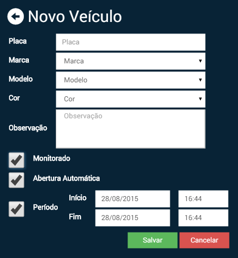 21. Condutores Sempre que o sistema reconhece a placa de um veículo, ele consulta a lista de veículos cadastrados para fazer o registro das informações.