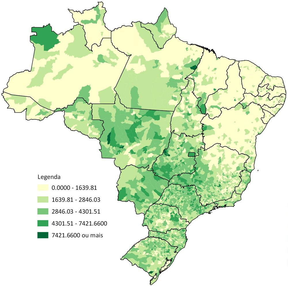 Sobe a Qualidade dos Empreendimentos Rendimento médio do trabalho dos empreendedores 2010