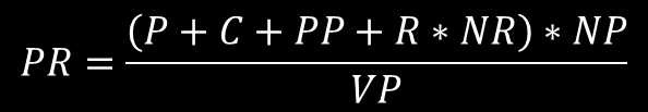 1.2.6 Pneus e recauchutagem (PR) CUSTO VARIÁVEL P = Preço do pneu novo. Obtido através de pesquisa de mercado. C = Preço da câmara nova (quando houver).obtido através de pesquisa de mercado.