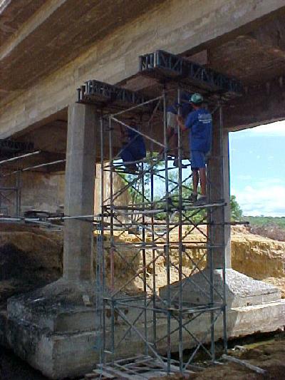 88 cargas nos pilares enquanto eram realizadas as sondagens geotécnicas e elaborado o projeto de