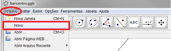 Vamos gravar (salvar) nossa construção! PARTE 08 - GRAVAÇÃO. Passo 01: No Menu Principal, selecione Arquivo e depois, Gravar Como.