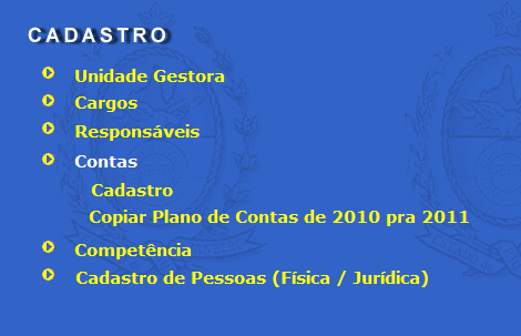 Em seguida será feita a identificação do usuário, cabendo informar o seu nome e senha, respectivamente nos campos Usuário e Senha.