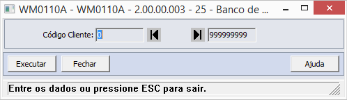 Importação de Clientes O sistema permite que o usuário possa importar as unidades de medidas do ERP. Para isto, o cadastro de integração do produto deverá estar previamente preenchido para Cliente.