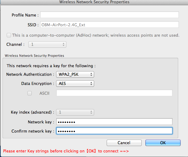 2. Clique no separador Available Network (Rede disponível) no utilitário sem fios.