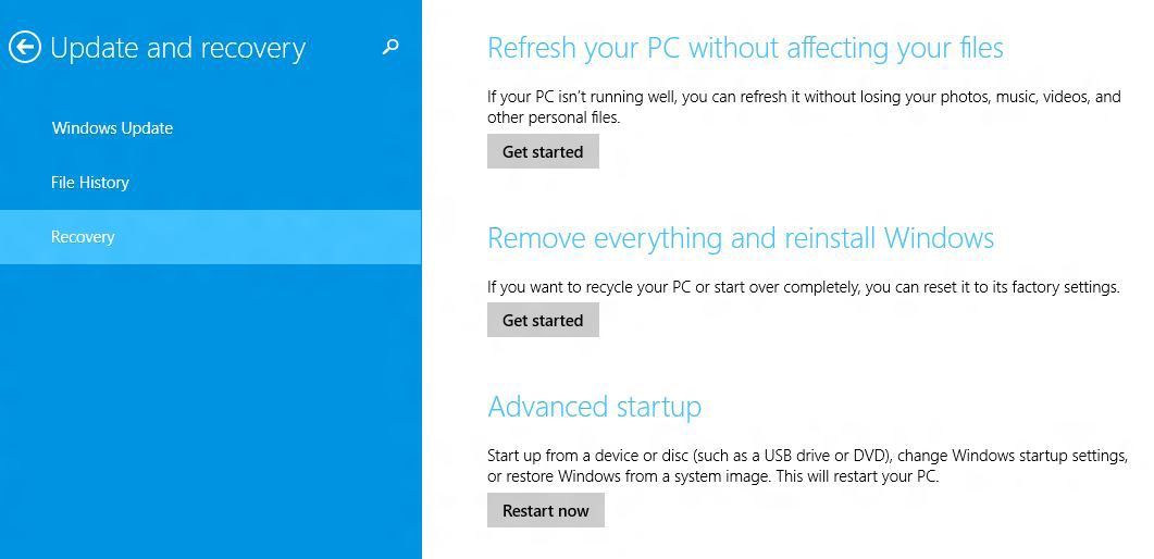 Remover tudo e reinstalar o Windows O restauro das predefinições de fábrica do seu PC pode ser feito usando a opção de remoção e reinstalação.