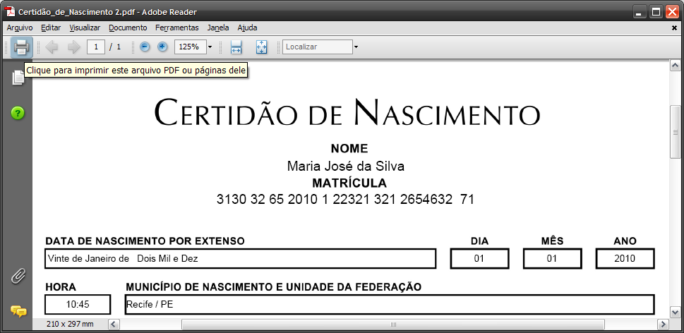 neste formato, o computador utilizado deve ter um programa visualizador de PDF instalado, como o Acrobat Reader.