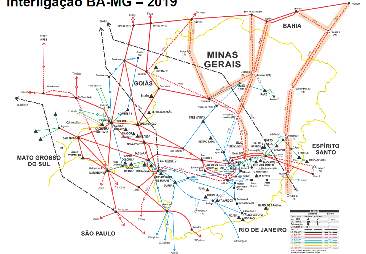 SISTEMA DE TRANSMISSÃO ESTADO DE MINAS GERAIS INSERÇÕES REGIONAIS E CONEXÃO UFVS 2º LER/15 1.