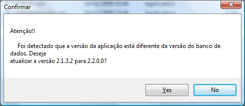 16 PROCESSO DE ATUALIZAÇÃO DO GNF-E DESKTOP EDITION O GNF-e permite ao usuário a possibilidade de atualizar a base de dados e todos os programas de inicialização de atributos e tabelas de forma