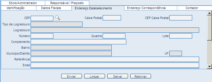 EXEMPLO: Se o tipo de contribuinte for comerciante atacadista, o CNAE a ser informado deverá estar relacionado ao comércio atacadista, caso seja informado qualquer outro código de CNAE principal